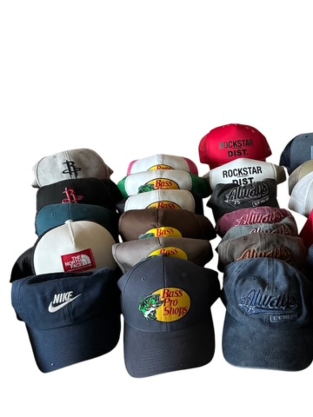 Lot of 30 Caps/Hats-Excellent Condition-Various Logos & Colors